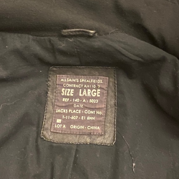 AllSaints leather jacket - Picture 4 of 4